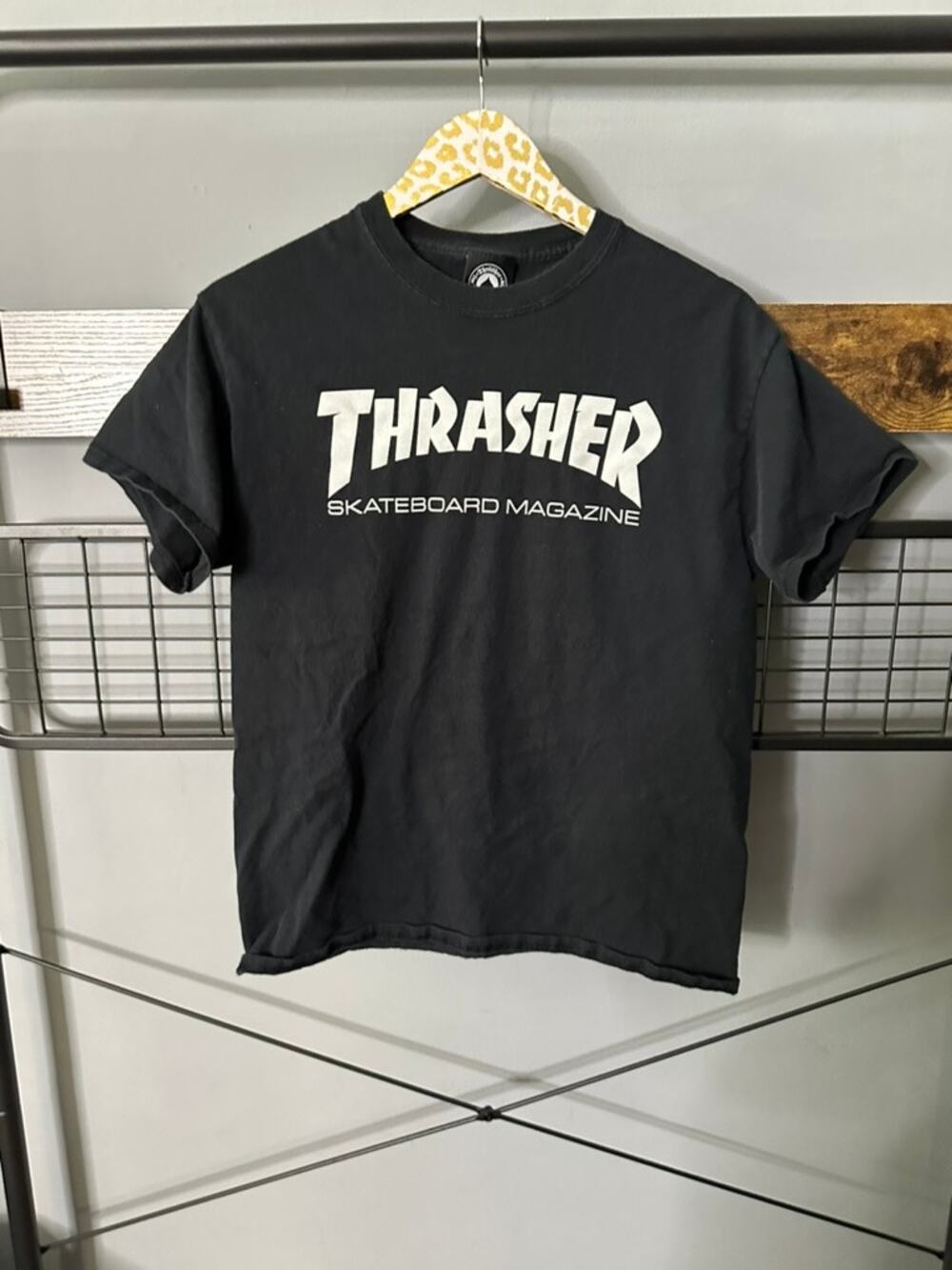 Thrasher Black Unisex Tee | Size Medium